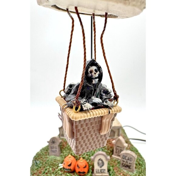 Lemax Spooky Town Grim Reaper's Landing Halloween Village Lights Tested & Works - Picture 3 of 11